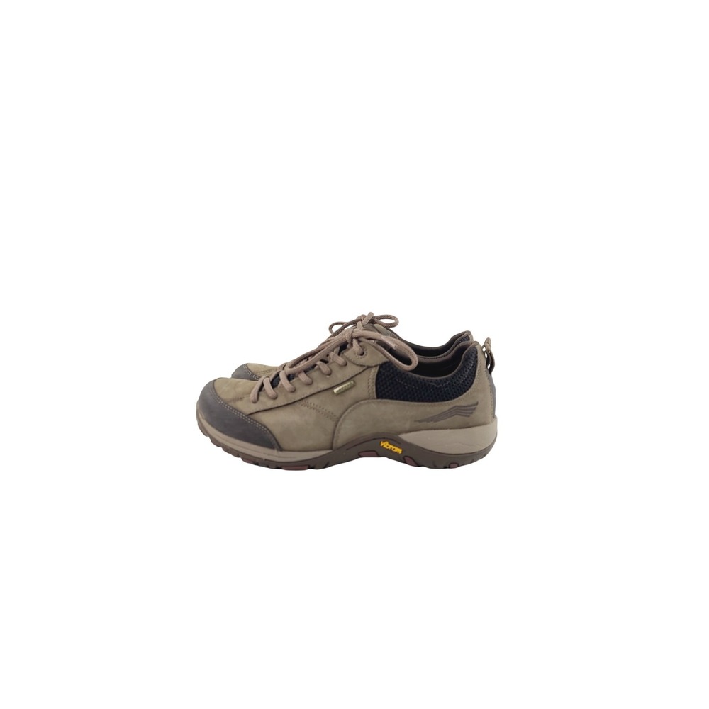 Dansko, Leather / Fabric Upper Waterproof Hiking Shoes, Men's Size 40 Brown Tan.